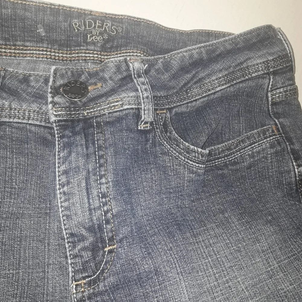 Lee Riders Jeans 12p blue jean denim cotton petite - Picture 6 of 11